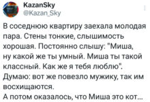 Photo of Прикольные твиты: «В соседнюю квартиру заехала молодая пара…» (23 фото)