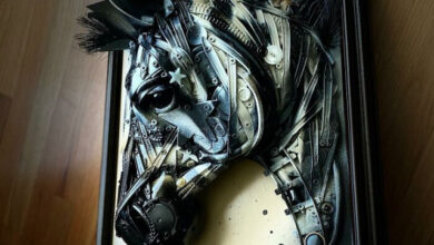 Photo of Впечатляющие скульптуры животных, полностью созданные из хлама (28 фото)