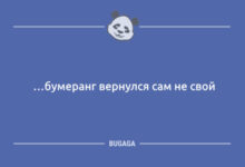 Photo of Шутки и анекдоты дня: «…бумеранг вернулся сам не свой» (11 шт)